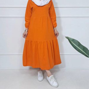 پیراهن ساحلی الیاف طبیعی باکیفیت زنانه/کد 6469